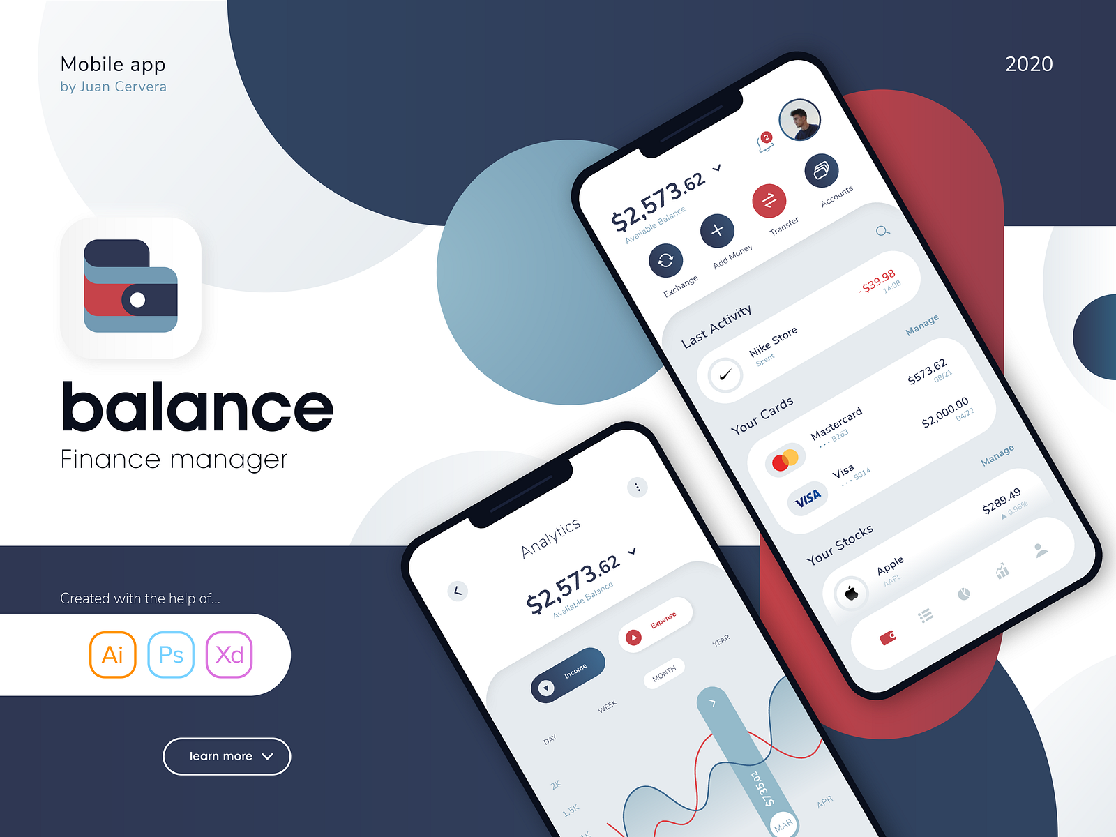 Balance App (UI/UX Desing) by Juan Cervera on Dribbble