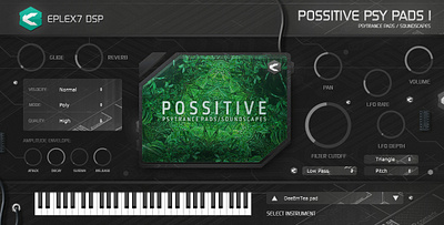 Possitive Psytrance pads & soundscapes 1 plugin instrument ambient atmospheres chillout deep house downtempo drum and bass experimental fullon trance goa trance progressive psytrance psybient psychedelic psytrance sound textures soundscapes