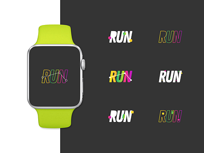 Running App 1/2 adobe app connected digital illustrator positive run running running app smart watch sport technology typography ui ui ux vector watch wire wireframe