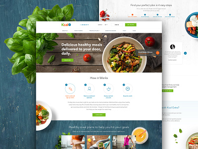 Kcal Extra Website art direction clean design dubai ecommerce food fresh graphic design green healthy meal prep responsive restaurant site uae ui ux web webdesign website