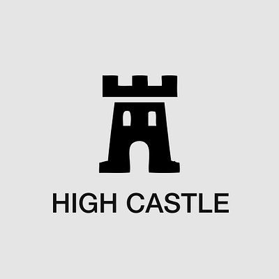 High Castle Logo branding design logo minimal