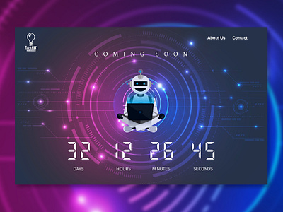 Countdown timer UI | Daily UI 014 adobe illustrator countdown countdown timer daily 100 challenge dailyui fest figma landing page stopwatch ui ux uidesign visual design