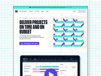 monograph io landing page marketing site monograph website
