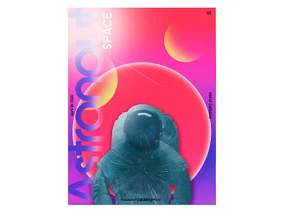 Space art artistic artwork astronaut colorful colors photoshop photoshop art space