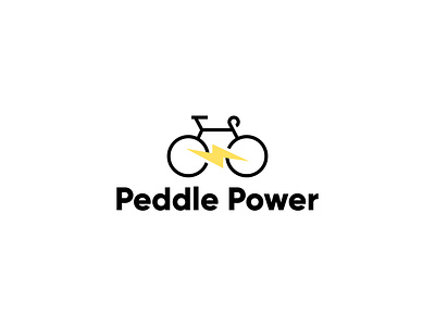Peddle Power bicycle bicycle shop brand brand design brand identity branding branding design dailylogochallenge flat icon logo logo design logodesign logos logotype minimal monoline