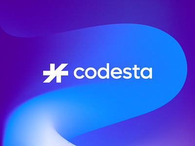 Codesta logo concept pt.2 ( for sale ) abstract asterisk blockchain branding code coder coding connection crypto cto developer development gradient icon it logo symbol team technology togetherness