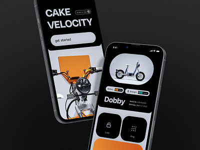Smart Bike App - Exploration 3d app bike design dribbble electric exploration fun home icons smart ui