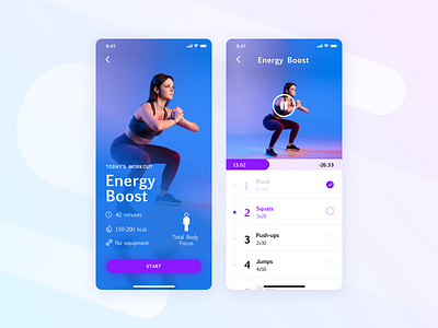 Daily UI #041 - Workout Tracker concept daily 100 challenge dailychallenge dailyui ecommerce gym gym app interface ios iosapp sport sport app trainer training app ui uidesign workout workout app workout of the day workout tracker