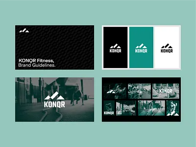 KONQR Fitness brand design fitness graphic design designer guidelines icon iconography illustration illustrator logo logomark logotype typography ui ux vector