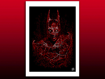 BATMAN NIGHTMARE batman batman art batman begins bruce wayne christian bale dark knight dc comics dceu digitalart fan art fear illustrations nightmare paranoia print on demand prints psychosis terror toxic wayne