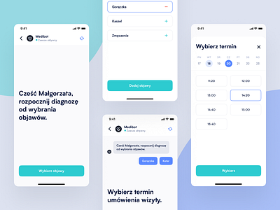 🤖 MediBot app app concept application chat app chat bot chatbot design ui ui design uiux ux ux design