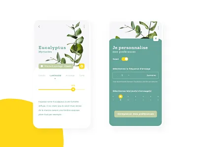 Home plant app app artistic direction branding design interfacedesign ui ux web webdesign website