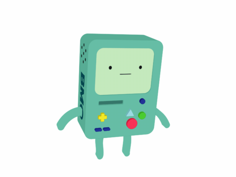 Bmo 2d animation 3d adventure time aftereffects animation bmo character animation extrusion jake the dog motion design netflix