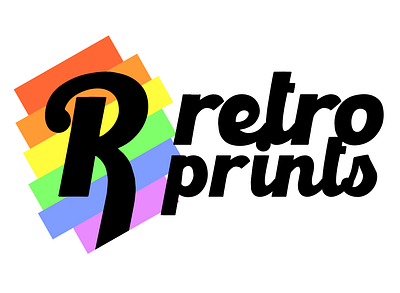 Retro Prints logo concept brand brand design brand identity branding branding design design icon logo logo design logos minimal