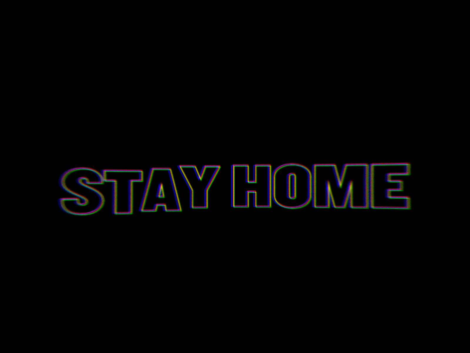 Stay Home after effects design motion design stay home type typography