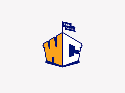 White Castle branding burger king burgers castle eat fast food flag food fries hamburger identity king logo mcdonalds queen rebrand restaurant wendys white castle