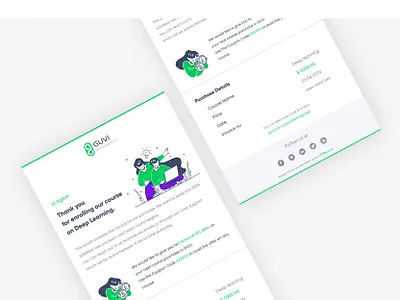 Email app branding clean design logo minimal typography ui web website