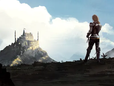 A Monarch Returned illustration landscape