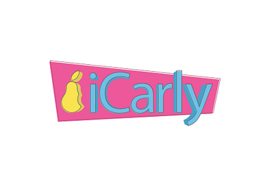 iCarly Logo Reimagined apple brand design cmyk illustrator ipad iphone ipod logo logodesign pear rebrand redesign reimagined simple logo webshow