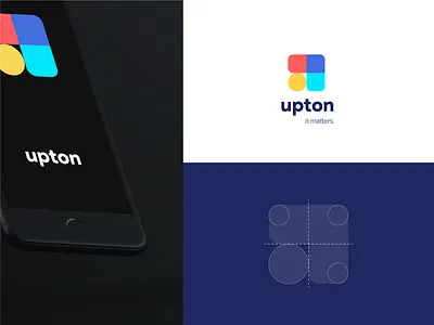 Upton logo brand design branding design icon logo logo design logodesign logos logotype minimal mockup mockup design typography vector