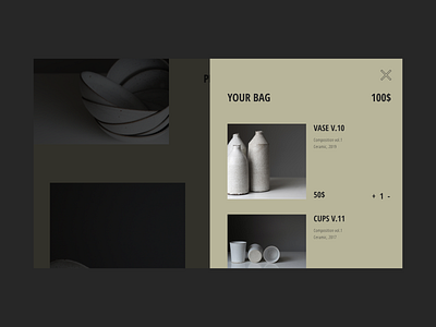 Bag side bar bag design minimal shop ui ui ux ui ux design ux