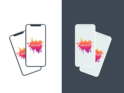 Flat iPhone X Mockup apple devices flat mockup ipad ipad mockup iphone iphone mockup iphone x iphone x mockup macbook pro macbook pro mockup