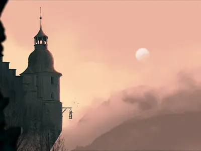 The Last Sunrise illustration mood photobash