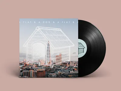 A Flat & A Dog - Concept Album Art album album art album artwork album cover album cover design design vinyl vinyl cover
