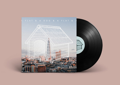 A Flat & A Dog - Concept Album Art album album art album artwork album cover album cover design design vinyl vinyl cover