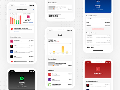 Subscriptions Manager | App Concept app concept case study design subscriptions subscriptions manager ui ux ux challenge