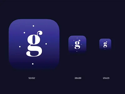 Daily Ui 005- App Icon design for Goodnight daily 100 challenge daily ui challenge dailyui dailyui 005 element design lebanon ui element uidesign uiuxdesign uxui webdesign