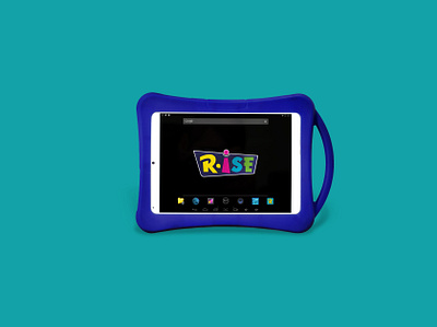 RISE Pad - Custom Android Tablet and Case clean design graphic design hardware illustrator industrial logo solidworks ux