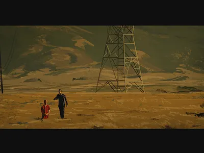 Film Study: Seven illustration landscape mood