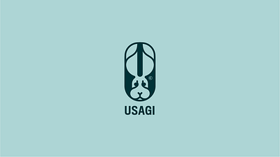 Usagi branding design illustration logo minimal