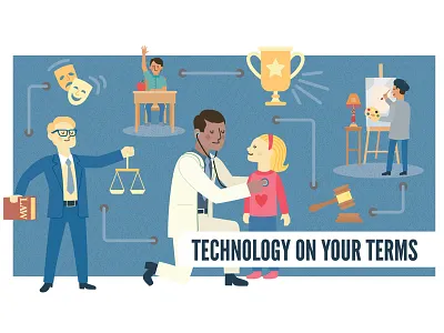 Zulahoo Website Opening Page acting art artist award characters design doctor graphics homepage icons illustration lawyer medical painter school student ui ux design webpage website