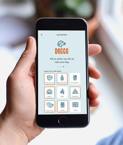 Doggo App ui uidesign user experience user interface ux uxdesign uxui