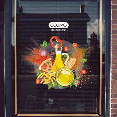 Window Vinyl branding design data visualisation design graphic graphic design graphicdesign graphicsdesigner grid layout illustration layout restaurant design vector vinyl vinyl cover