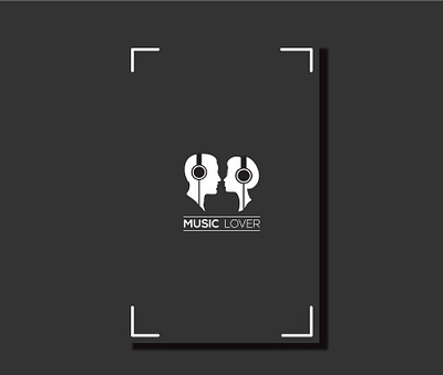 Black and white logo band branding creative logo design illustration logo minimalist minimul logo music music lover ui ux