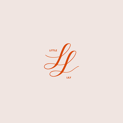 Little Lily brand branding clean feminine flat flower fonts illustration lettering lily lines little logo pink script script logo typeface typography vector wordmark