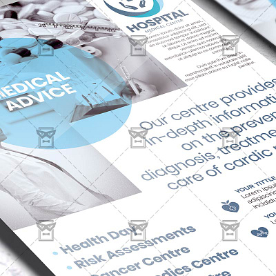 Medical Advice - Flyer PSD Template medicine flyer medicine flyer