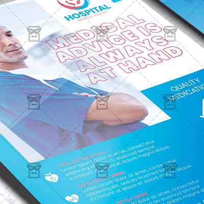 Medical Centre - Flyer PSD Template medicine flyer