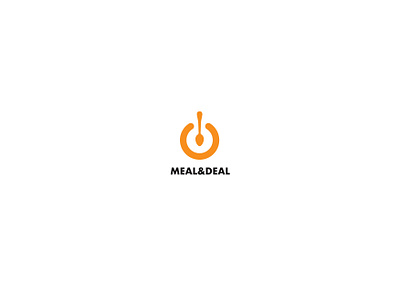 Meal&Deal app design branding food identity logo