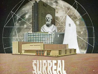 #collageretreat 025. 04/23/2020. collage collage art collageretreat distorted type textured the shop weird