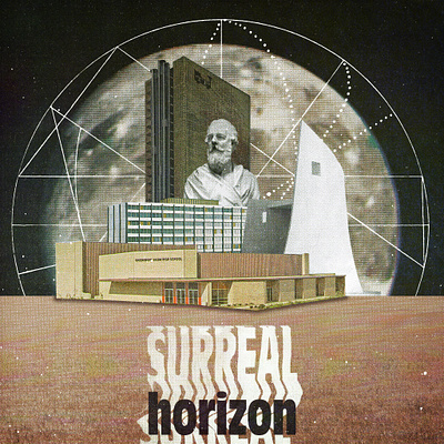 #collageretreat 025. 04/23/2020. collage collage art collageretreat distorted type textured the shop weird
