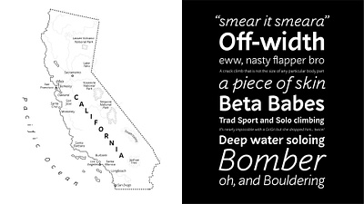 Sanni Typeface bold humanist italic maps oblique regular rock climbing rock climbing guidebook sans serif font type daily type design type family type specimen type west typeface typography wip