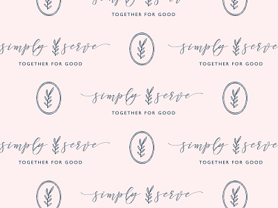 Simply Serve | Logo Pattern brand branding community design logo logo design logo mark non profit nonprofit