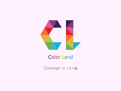 Color Land ai brand branding clean color color design color land color palette color weel colorfull colorland colors concept illustrator logo logo design logodesign ohotoshop palette ps