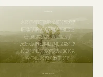 Golden State Journal typography web