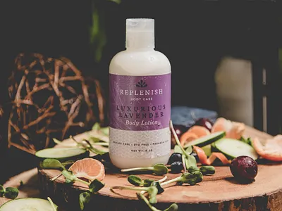 Replenish Body Care Packaging body care canon creative direction graphic design labeldesign lightroom logo logodesign natural logo packaging packaging design packaging mockup packagingdesign photo photography photoshop product design products purple