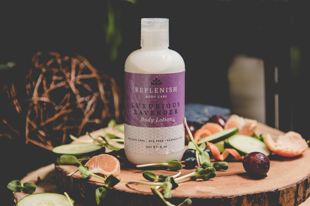 Example of Replenish Body Care Packaging